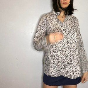 gap floral print button down shirt